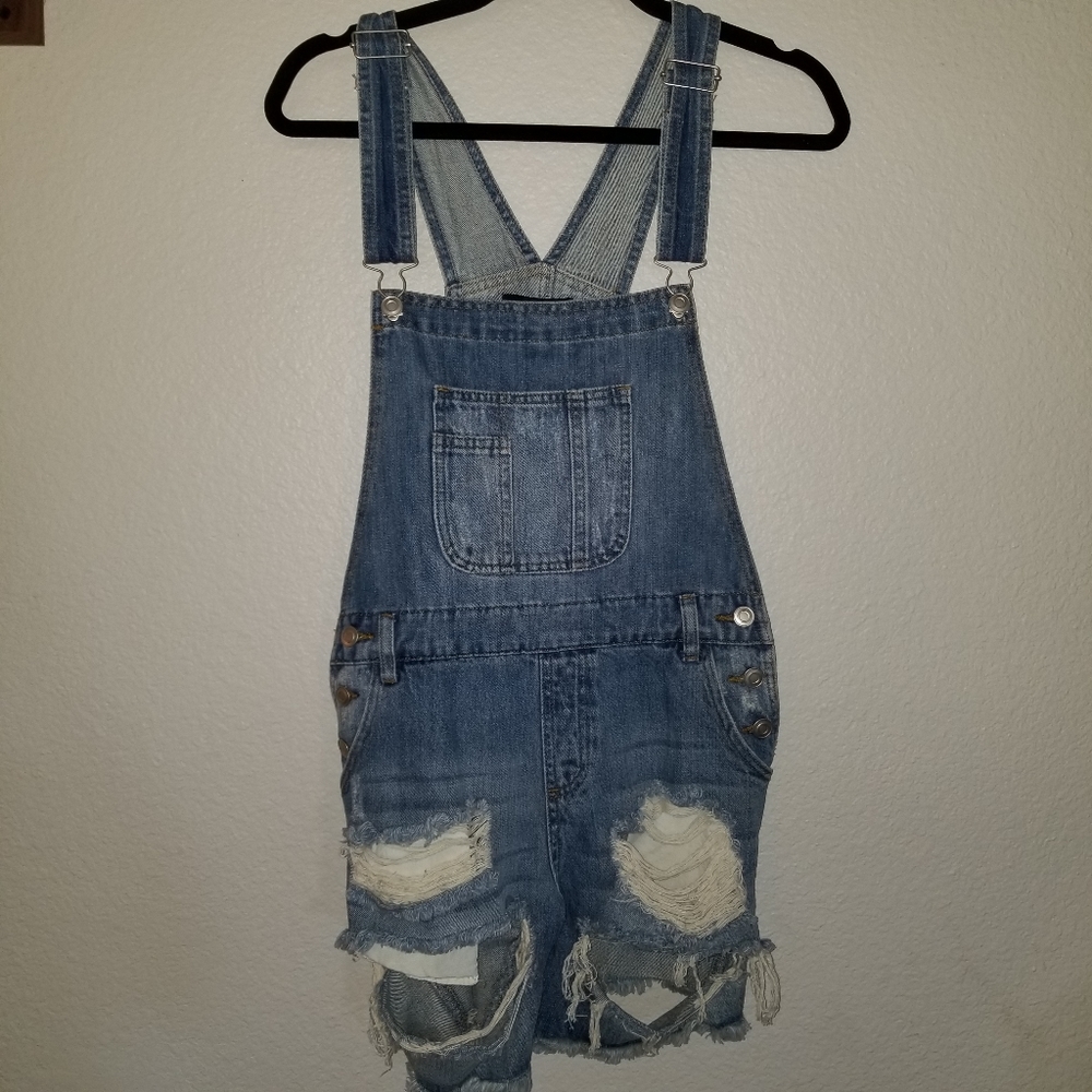 Overall Short Denim
